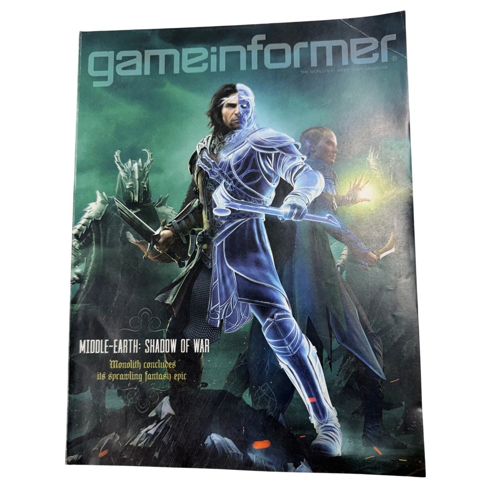 Game Informer Magazine Middle-Earth Shadow of War Cover Issue Lord of the Rings